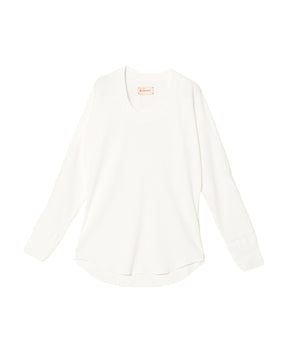 OBLONG NECK PULLOVER