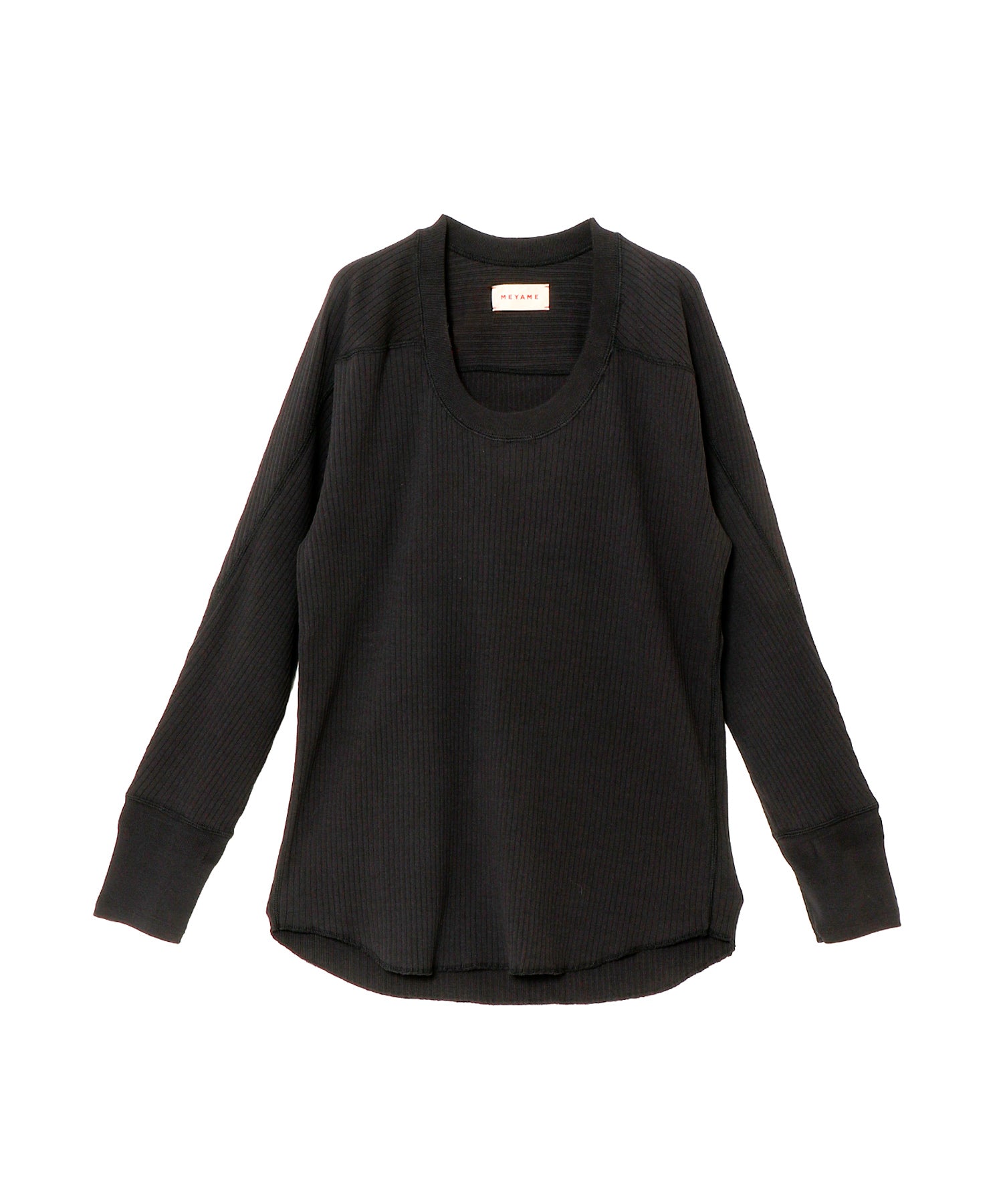 OBLONG NECK PULLOVER - MEYAME (メヤメ) - tops (トップス) | FIGURE