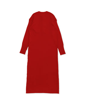 Henry Neck Long Knit Dress