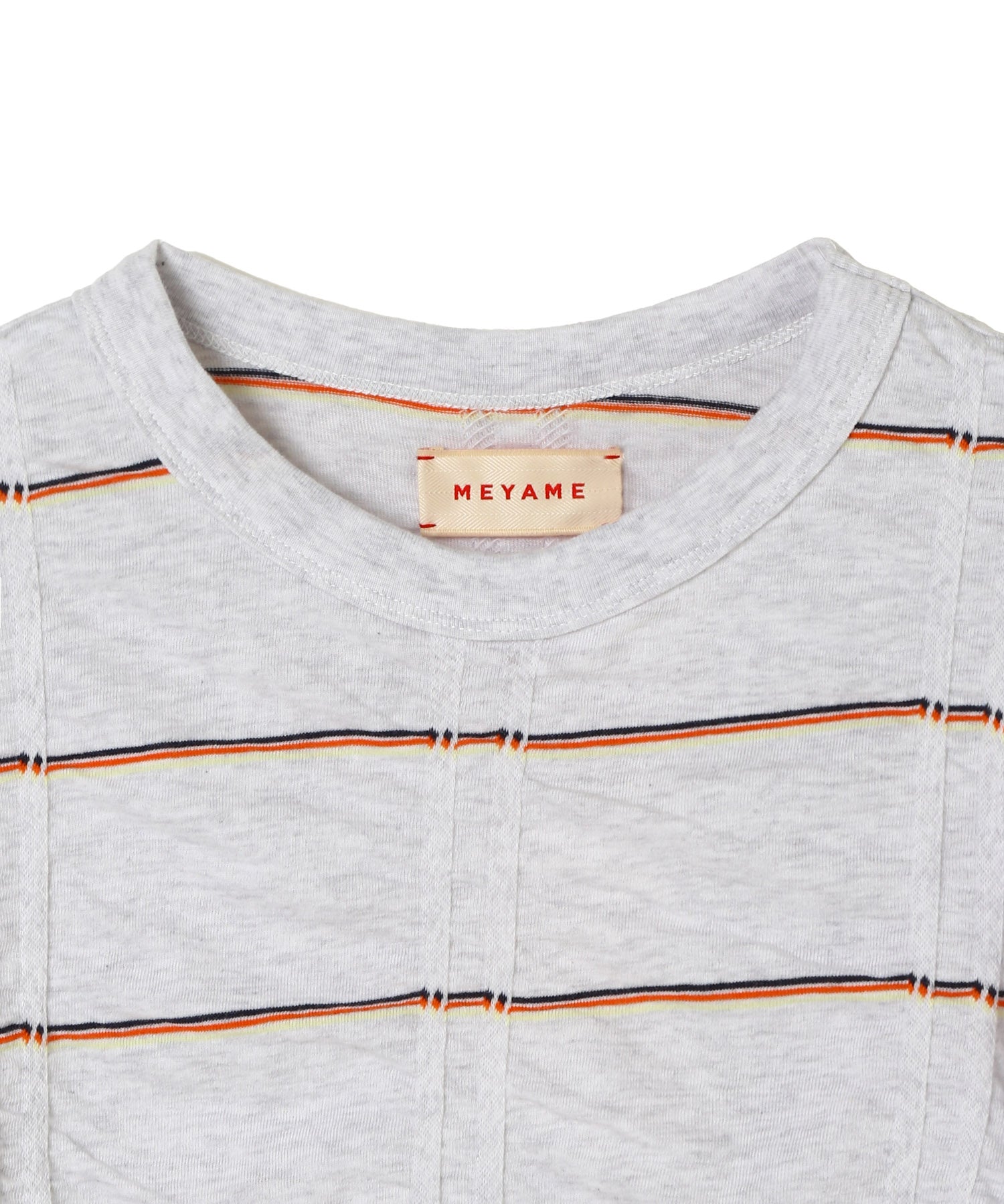 Tucked Jacquard Border Pullover