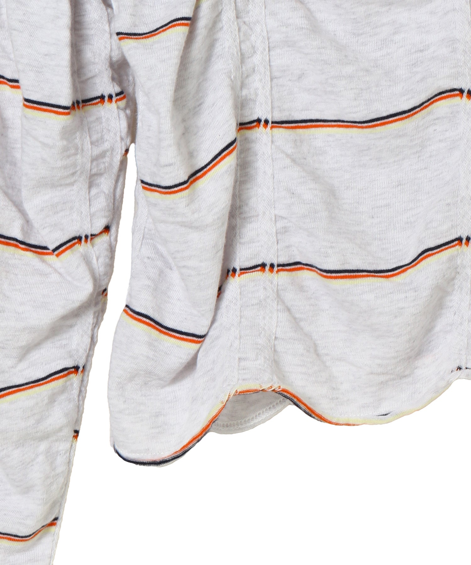 Tucked Jacquard Border Pullover
