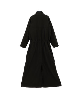 FLEECE SNAP LONG DRESS