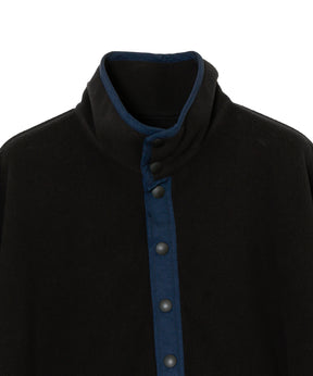 FLEECE SNAP LONG DRESS