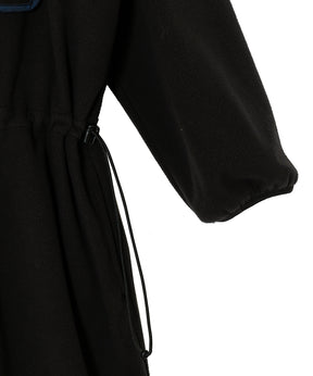 FLEECE SNAP LONG DRESS