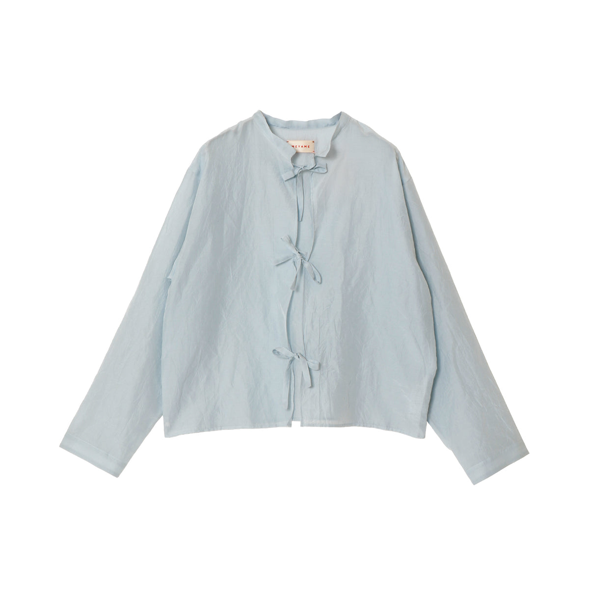 COTTON SILK BLOUSE JACKET - MEYAME (メヤメ) - outer (アウター