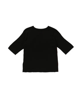 RIB HALF-SLEEVE TEE