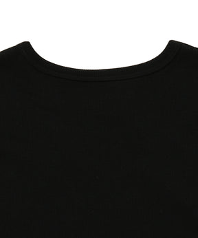 RIB HALF-SLEEVE TEE