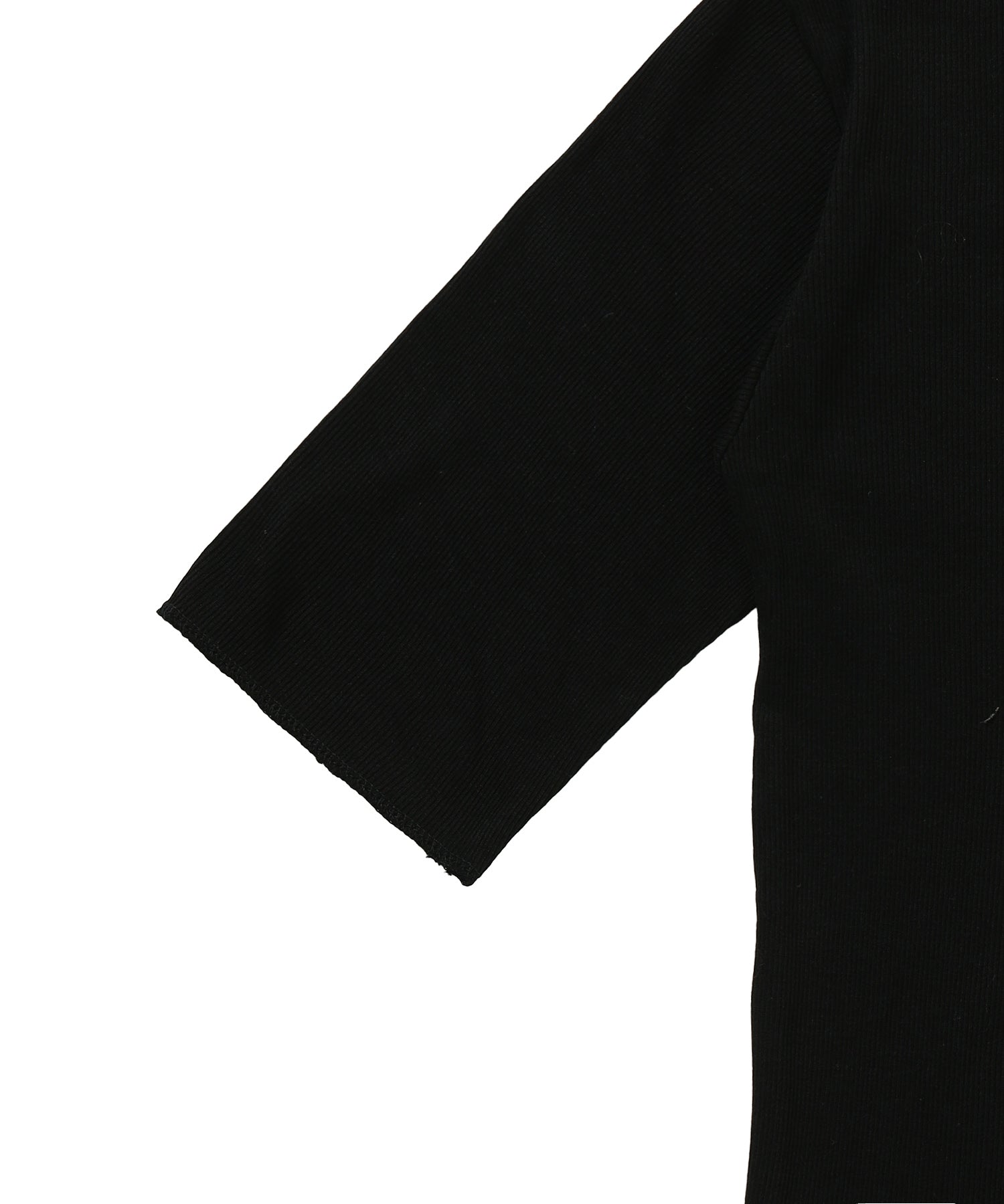 RIB HALF-SLEEVE TEE