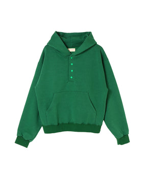 Half Button Hoodie(Brushed Lining)