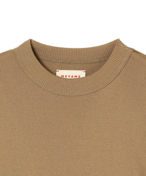WASHABLE WOOL RIB SHORT PULLOVER