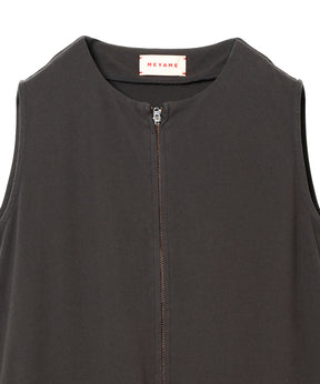 SLEEVELESS HALF ZIP ALL-IN-ONE - MEYAME (メヤメ) - bottom