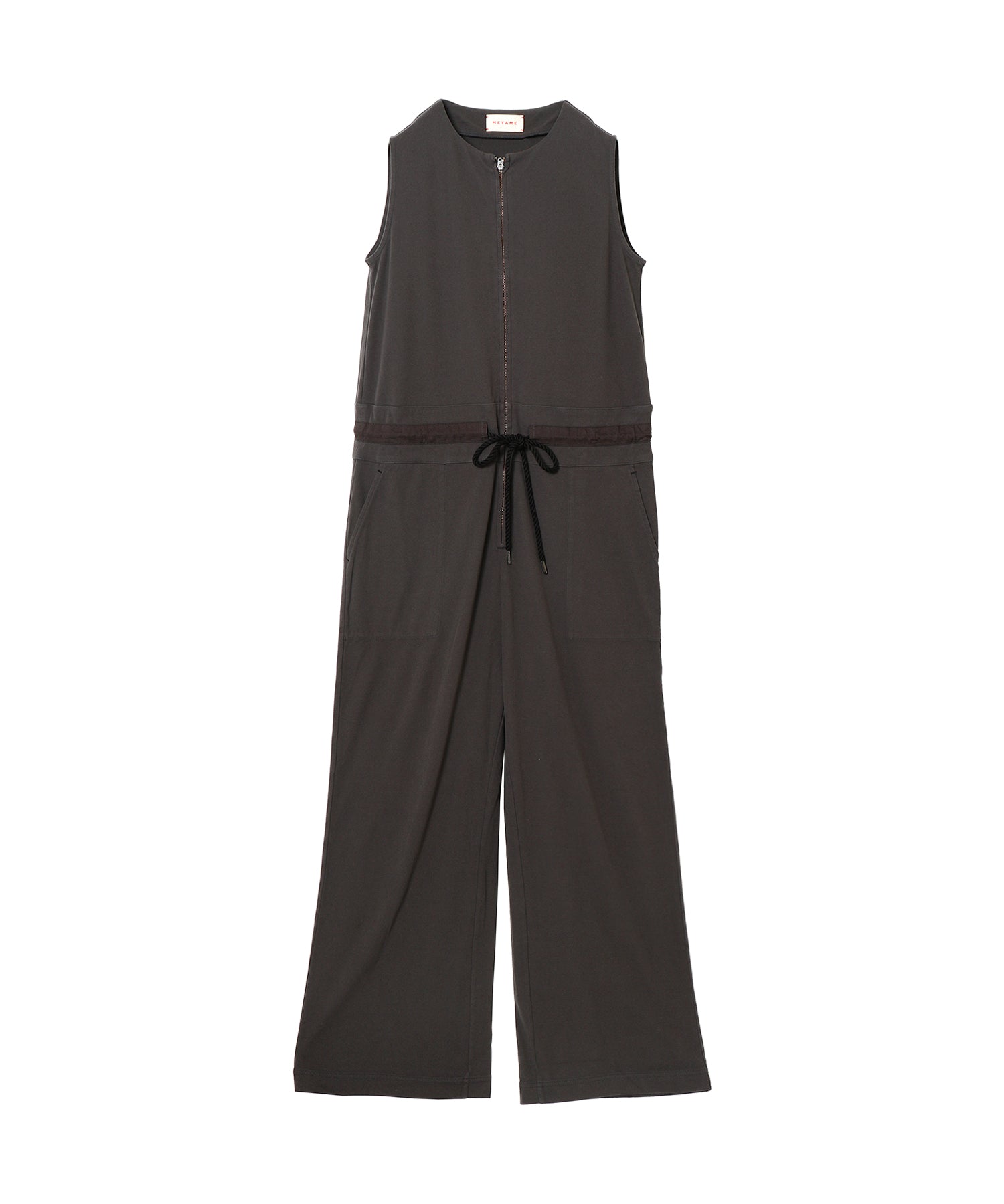 SLEEVELESS HALF ZIP ALL-IN-ONE - MEYAME (メヤメ) - bottom