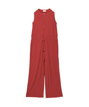 SLEEVELESS HALF ZIP ALL-IN-ONE