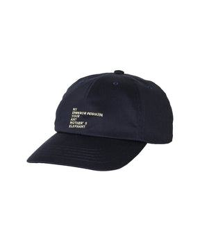 EMBROIDERY COTTON CAP MADE BY NINE TAILOR (ORIGINAL BODY)