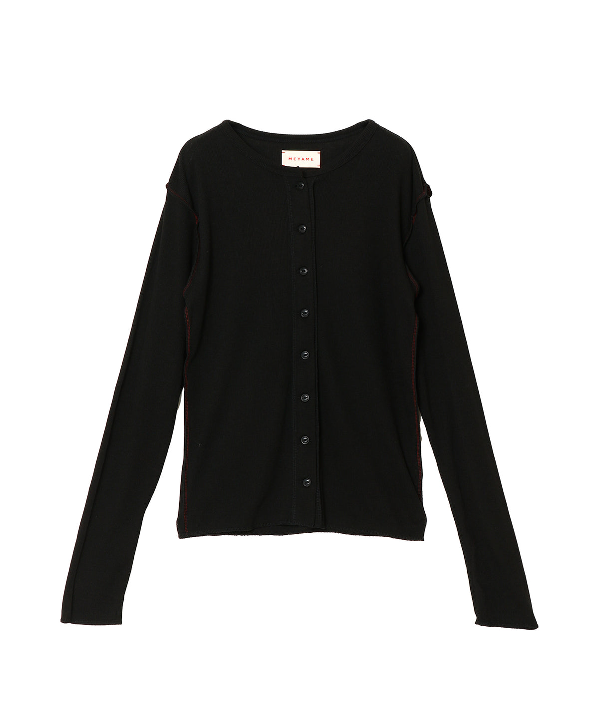 SOFT RIB SIDE STITCH CARDIGAN