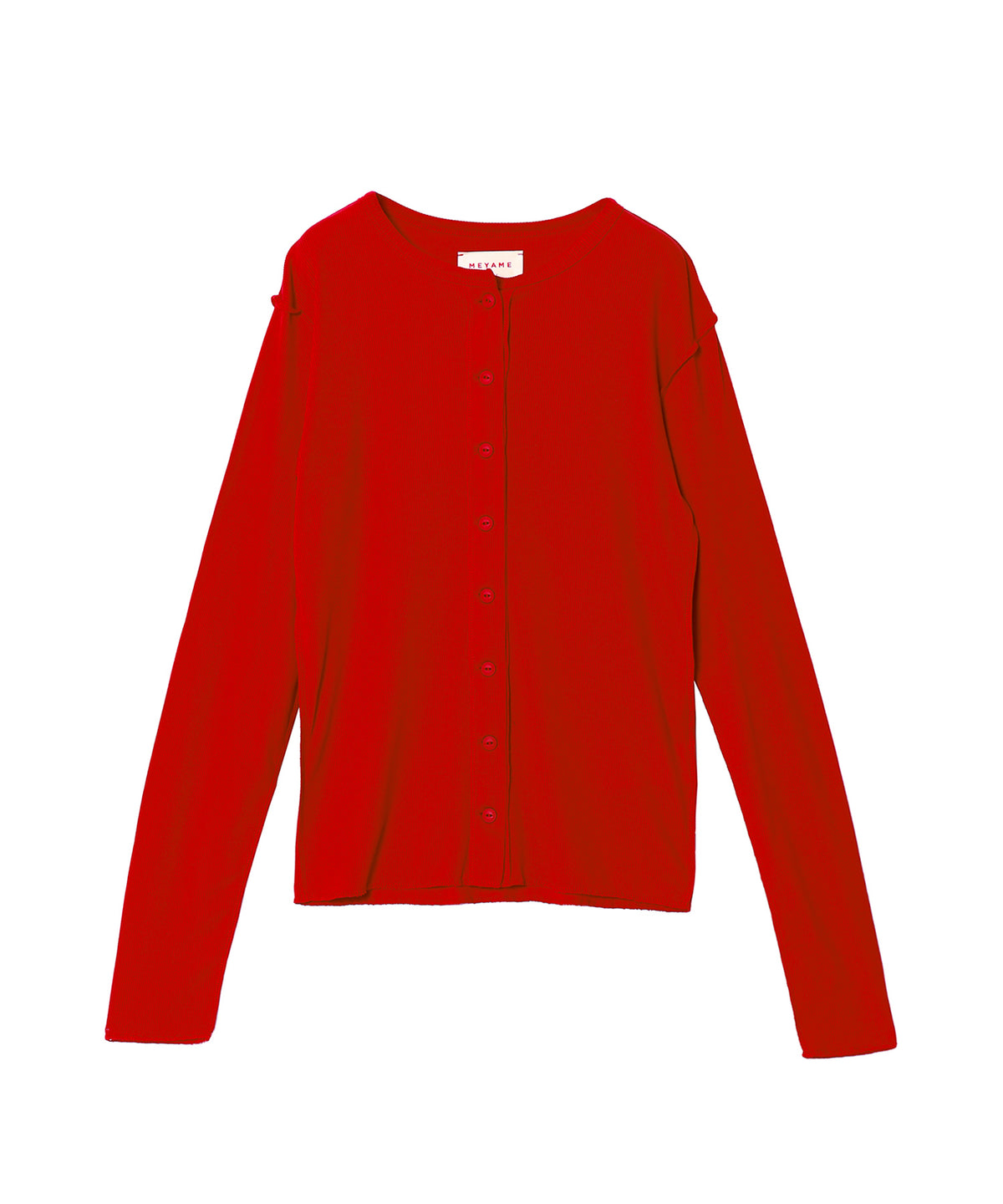 SOFT RIB SIDE STITCH CARDIGAN