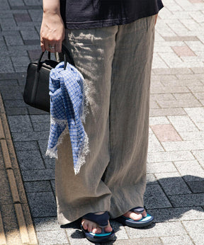 LINEN COMFORTABLE DRAWCODE PANTS