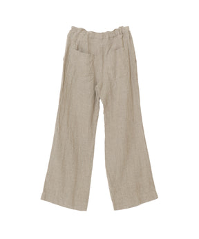 LINEN COMFORTABLE DRAWCODE PANTS