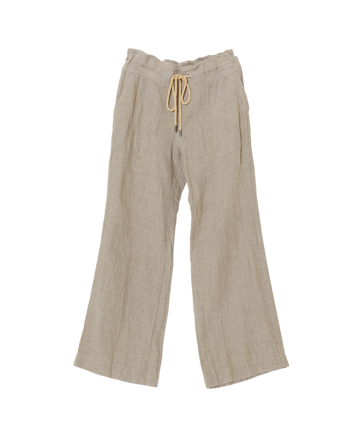 LINEN COMFORTABLE DRAWCODE PANTS