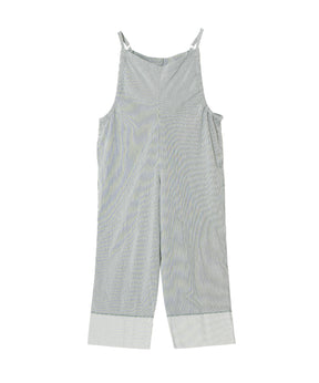 STRIPED GATHERED ALL-IN-ONE
