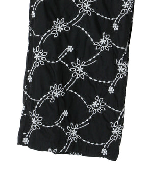 EMBROIDERED COZY PANTS