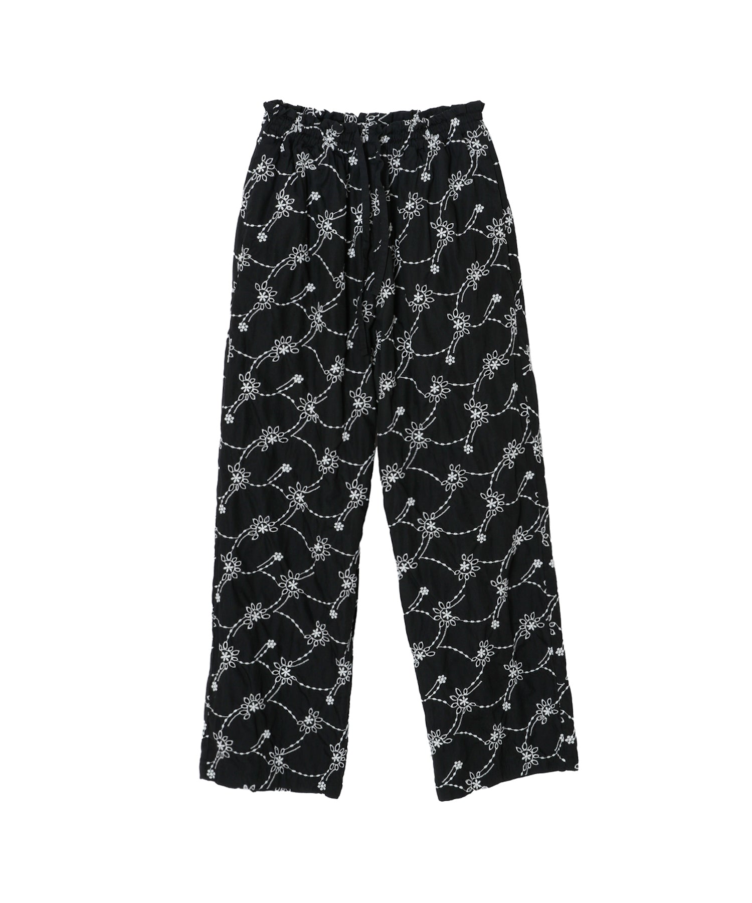 EMBROIDERED COZY PANTS