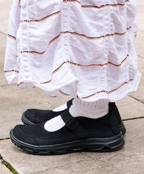 TUCKED JACQUARD BORDER SKIRT