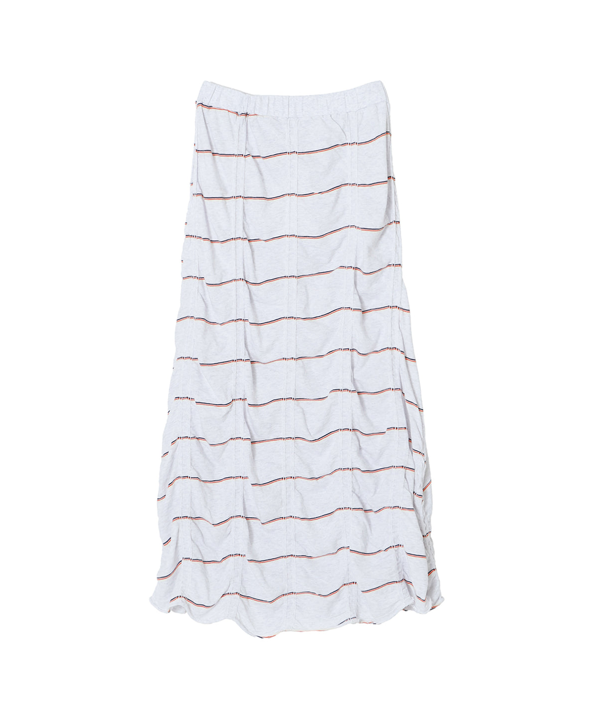 TUCKED JACQUARD BORDER SKIRT