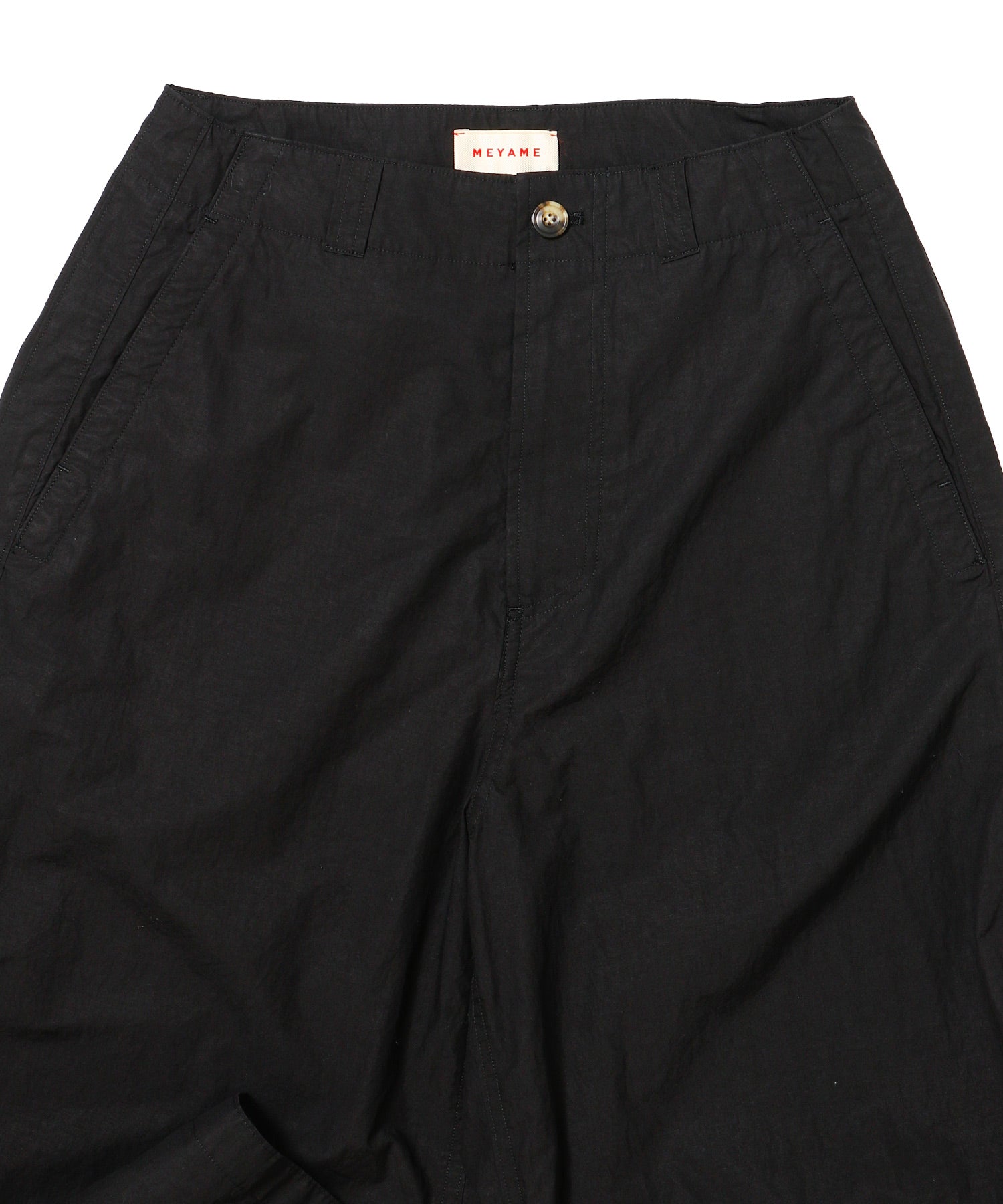 COTTON LINEN SIDE LINE WIDE PANTS
