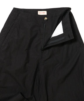 COTTON LINEN SIDE LINE WIDE PANTS