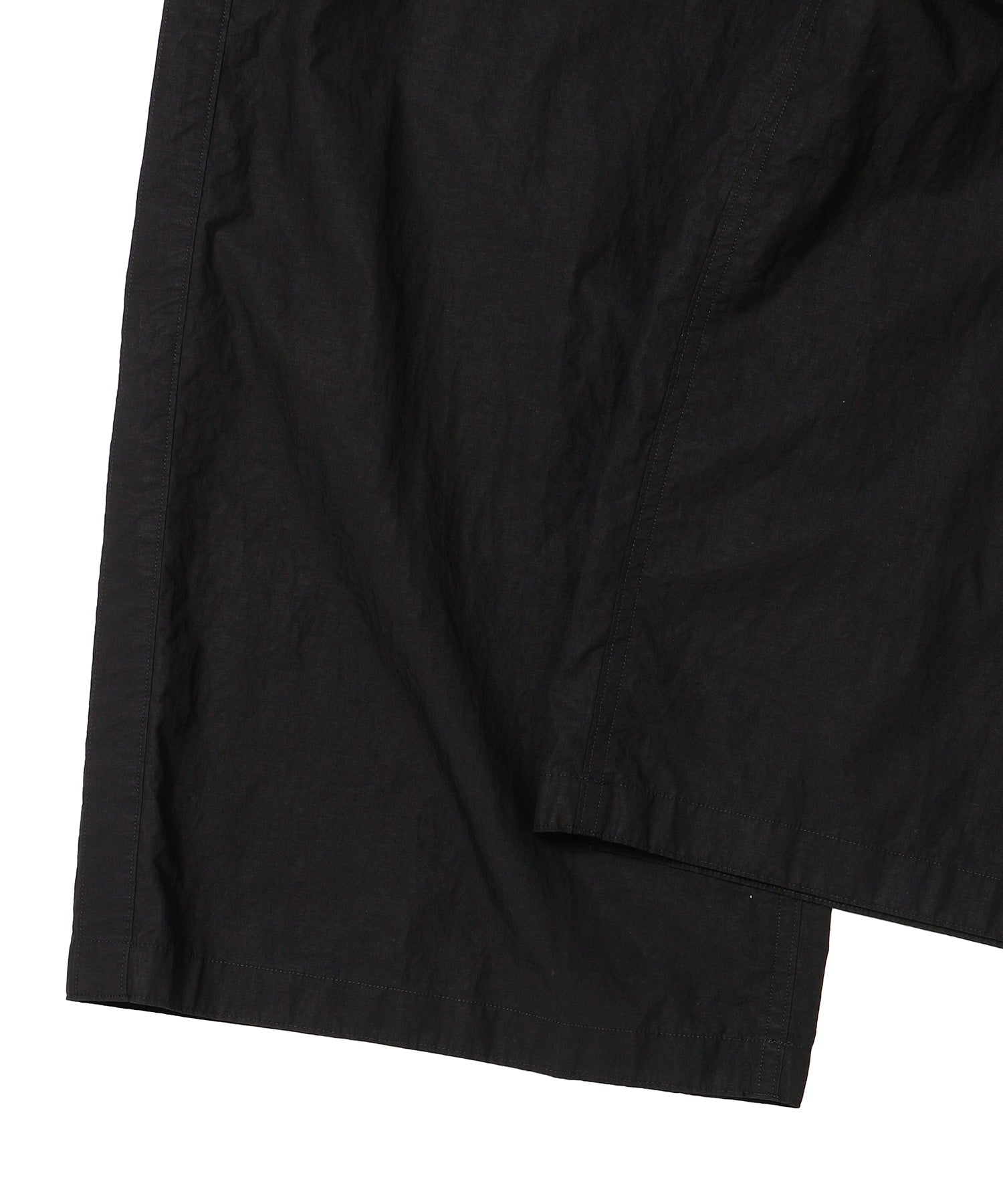 COTTON LINEN SIDE LINE WIDE PANTS