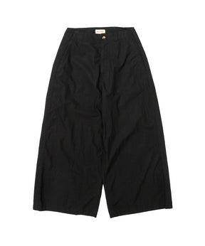 COTTON LINEN SIDE LINE WIDE PANTS