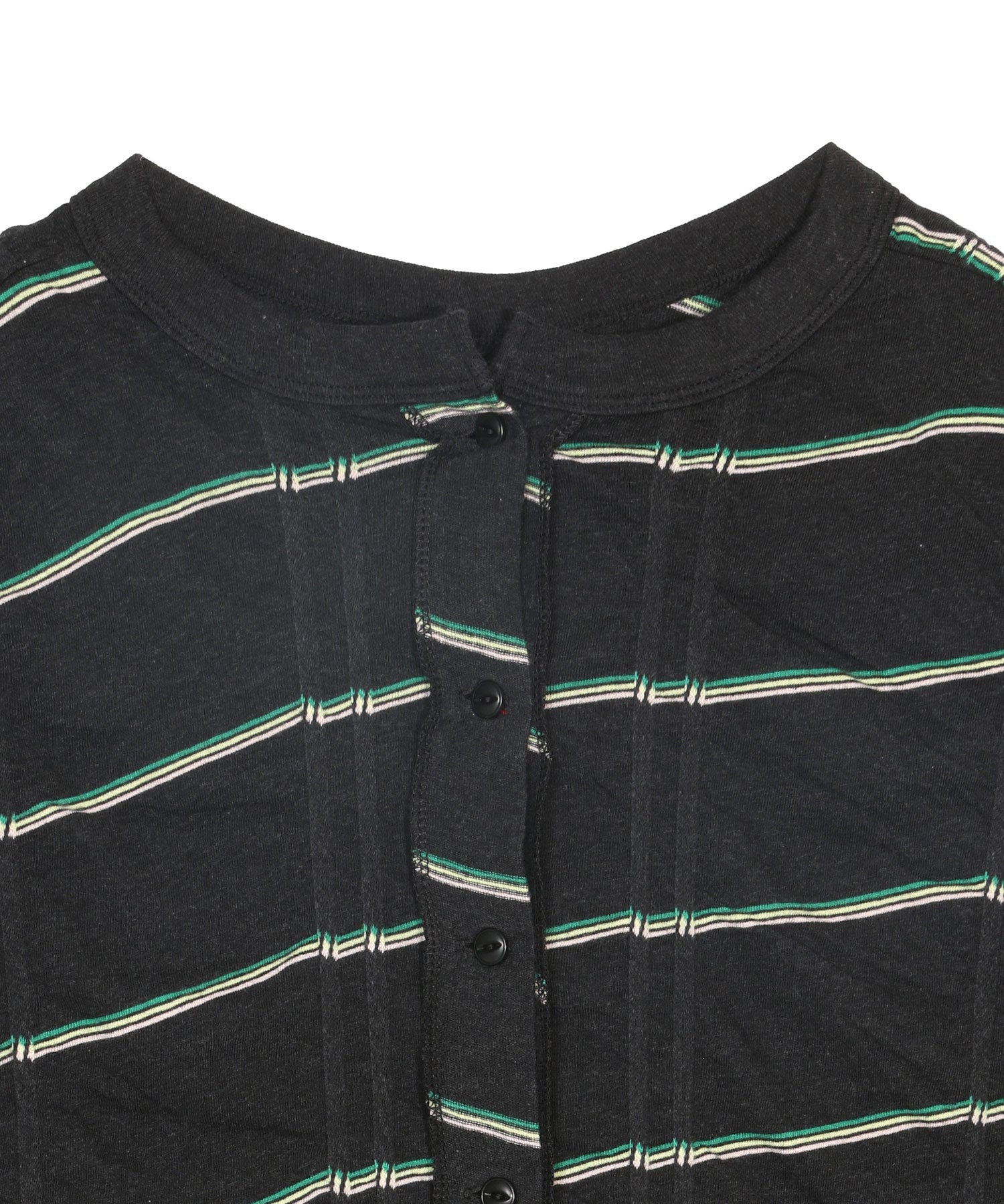 Tucked Jacquard Border Cardigan