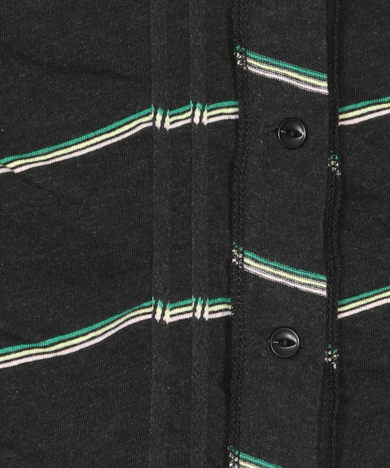 Tucked Jacquard Border Cardigan