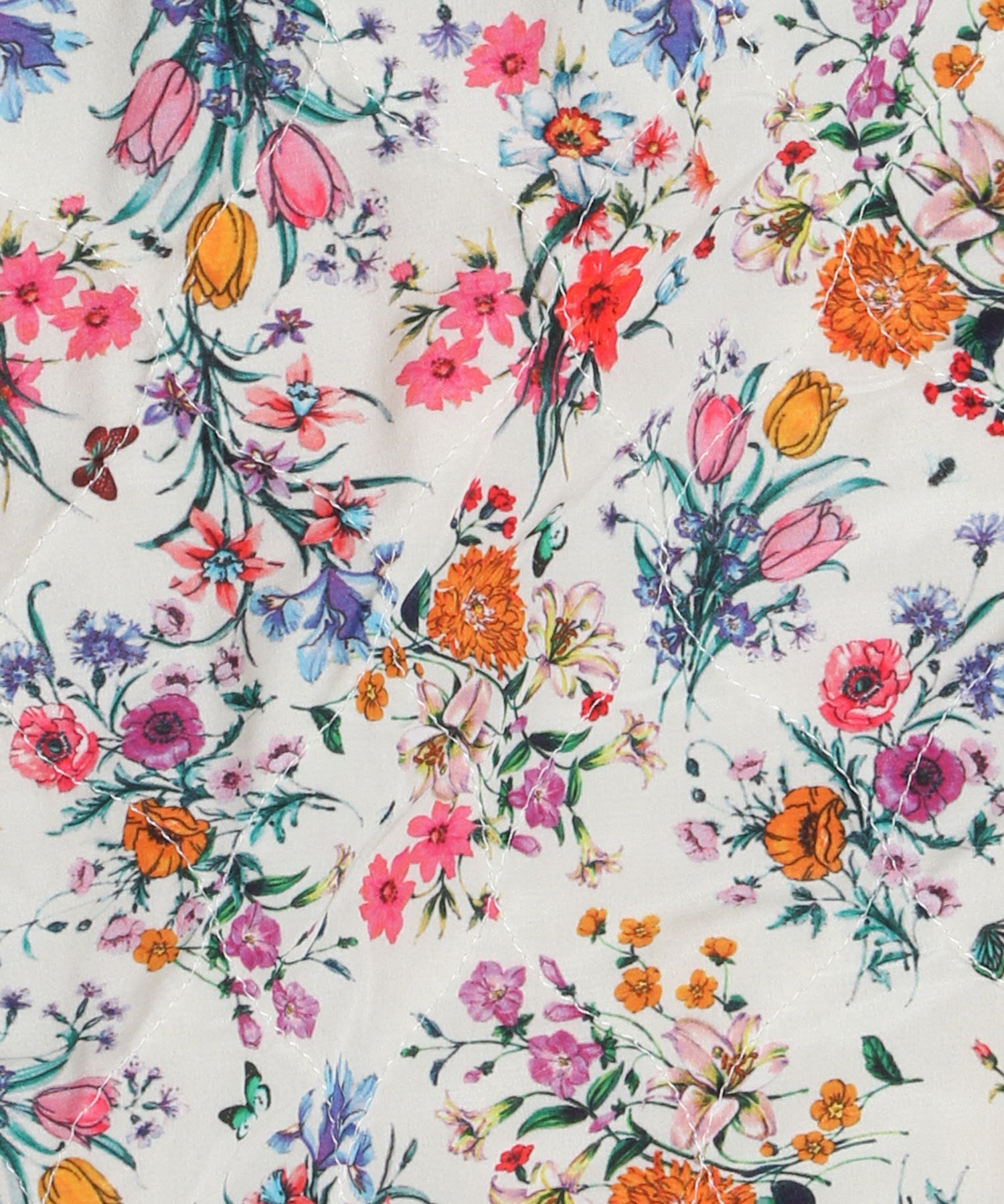 FLOWER QUILTED JACKET