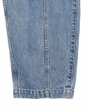 Denim Wide Tuck Pants