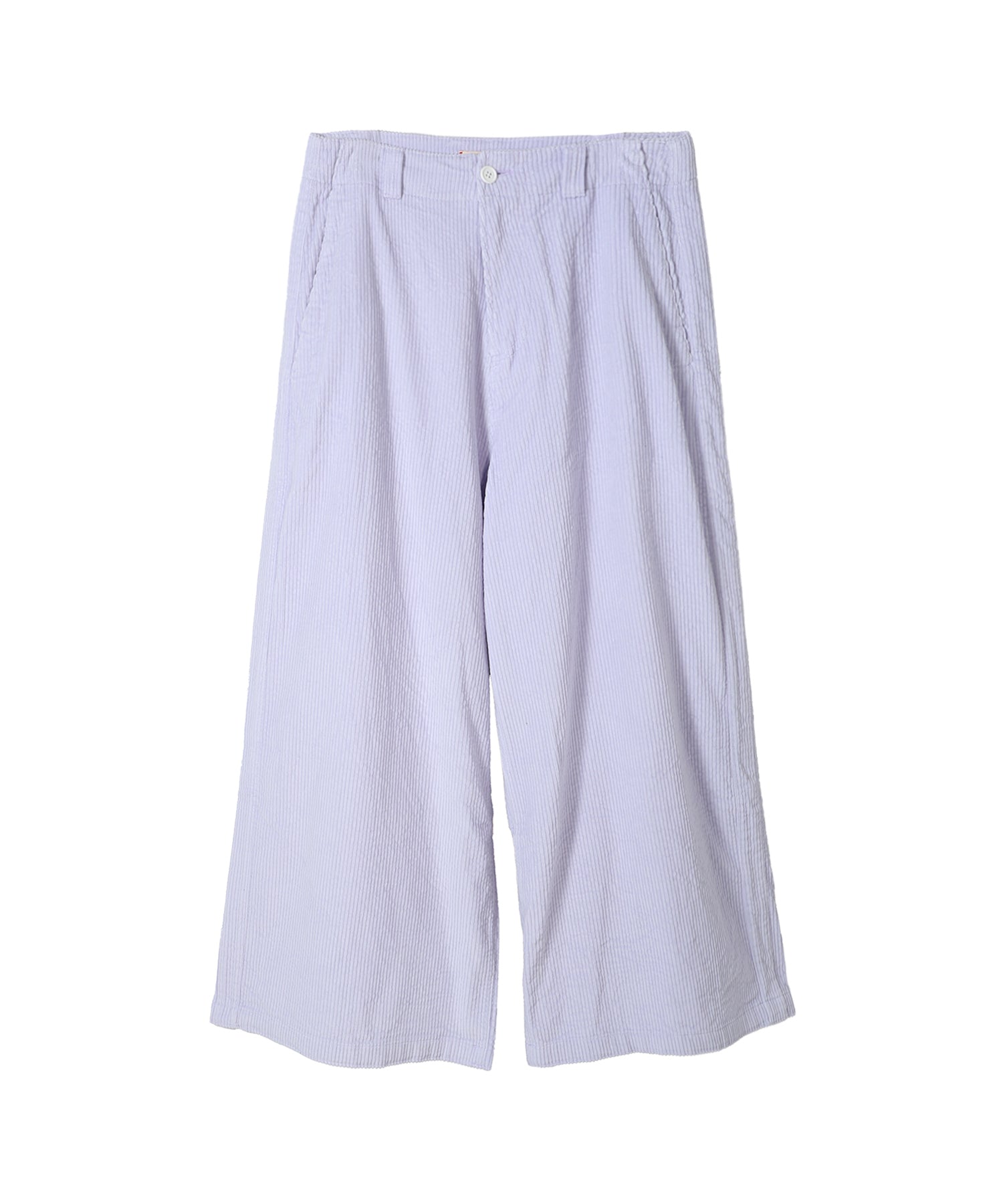 CORDUROY SIDE LINE WIDE PANTS