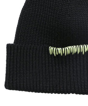 HAND-EMBROIDERED KNIT CAP