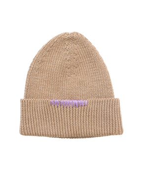 HAND-EMBROIDERED KNIT CAP