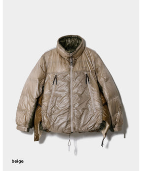 NANGA multilayering down vest blouson