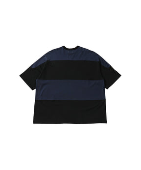 RAYON COTTON JERSEY FOOTBALL TEE