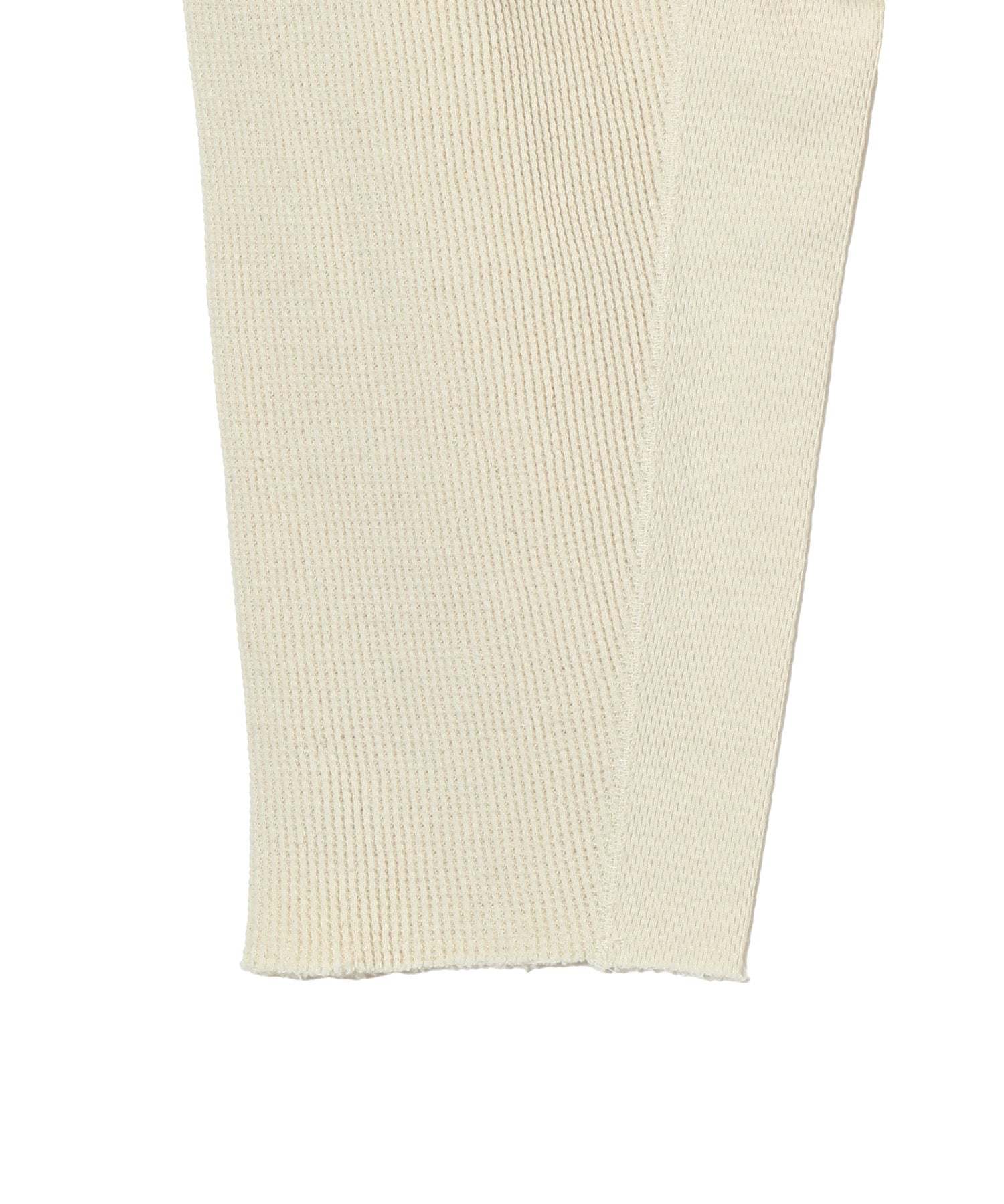 WAFFLE SIDE RIB LOOSE SLEEVE TEE