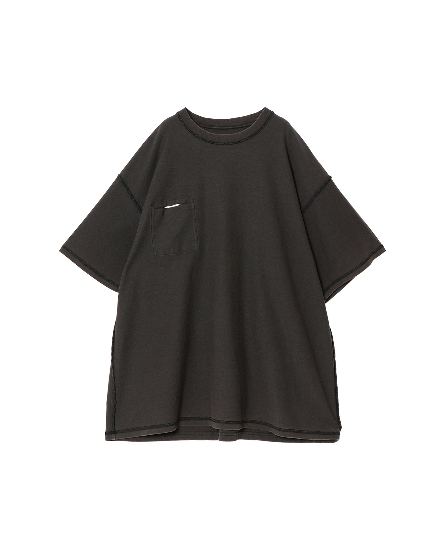 REVERSIBLE LOOSE FIT POCKET TEE : FADED