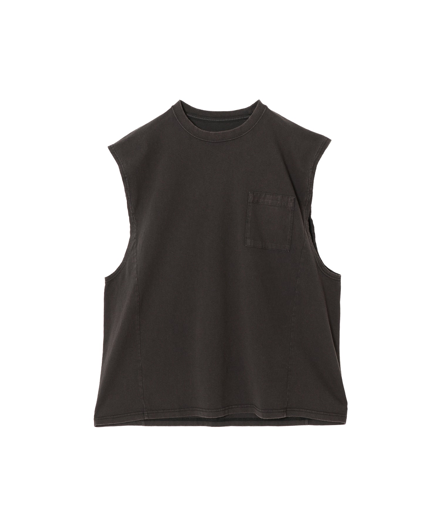 REVERSIBLE LOOSE FIT NO SLEEVE TEE : FADED