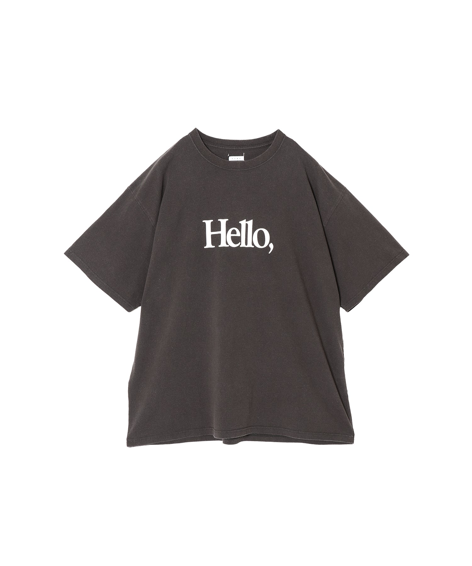 LOOSE FIT PRINT TEE : HELLO,GOOD BUY!