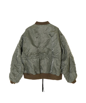 WIDE POCKET FLIGHT JACKET : FADED