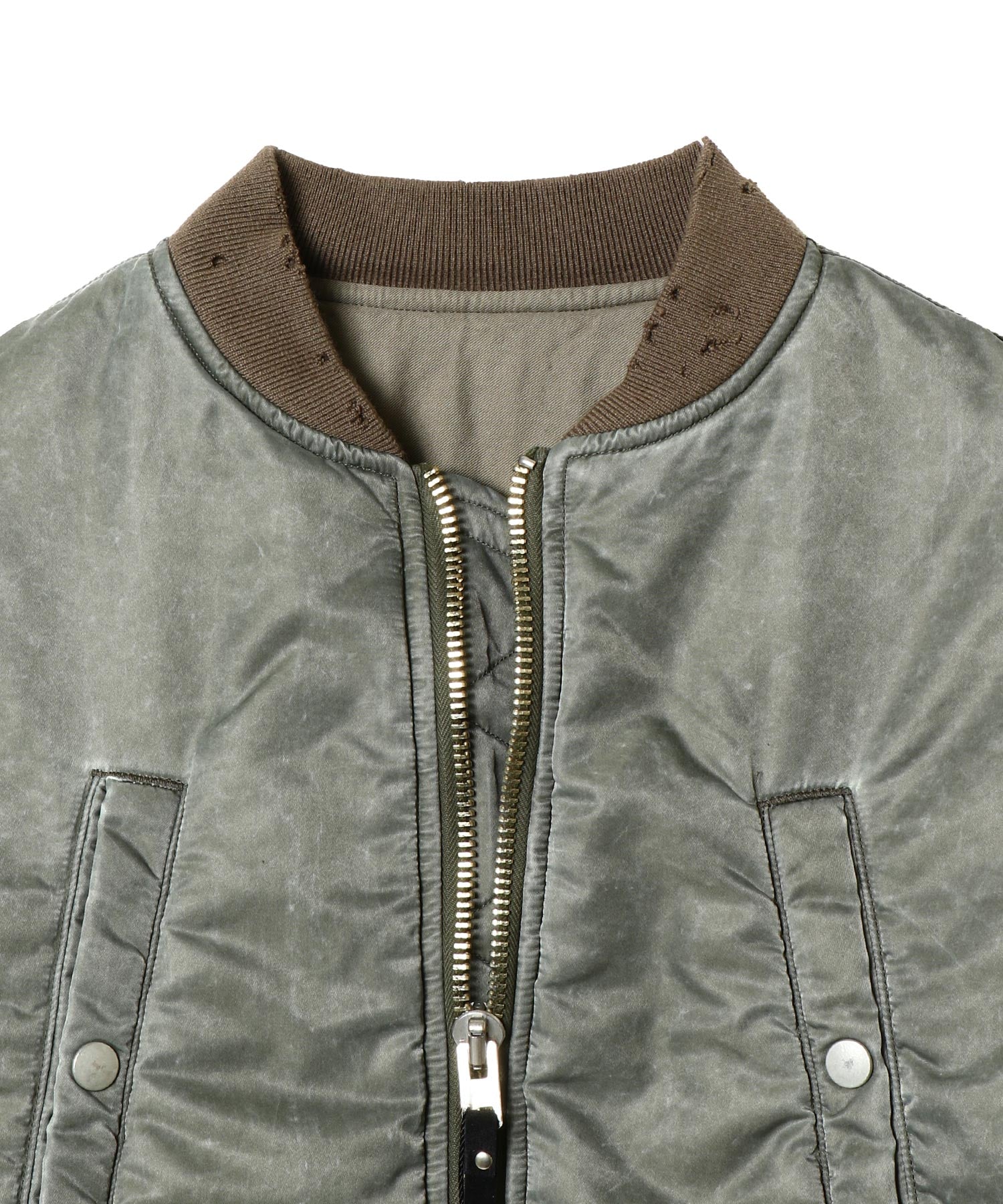 WIDE POCKET FLIGHT JACKET : FADED