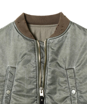 WIDE POCKET FLIGHT JACKET : FADED