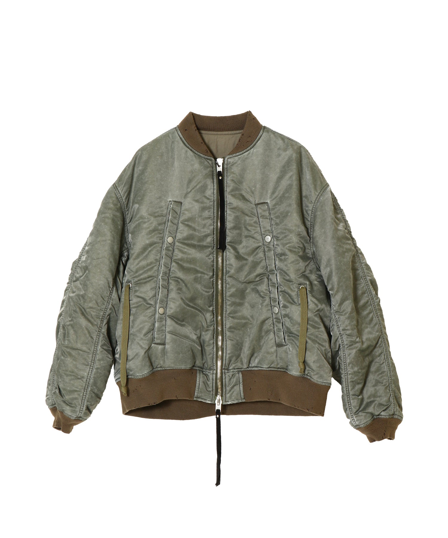 WIDE POCKET FLIGHT JACKET : FADED