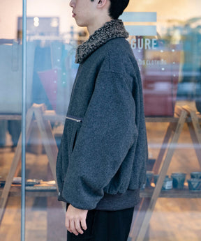 MELTON/PADED FLIGHT JACKET